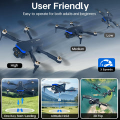 karuisrc drone with gesture control for intuitive, beginner-friendly flight.