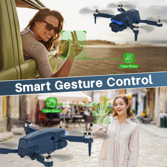 karuisrc foldable mini drone with easy one-key takeoff and landing.