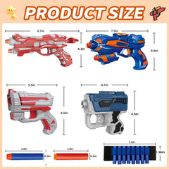 Kasebro blaster with large ergonomic handle for safe play