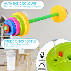 Kasebro realistic gym-style weight plates colors for immersive play