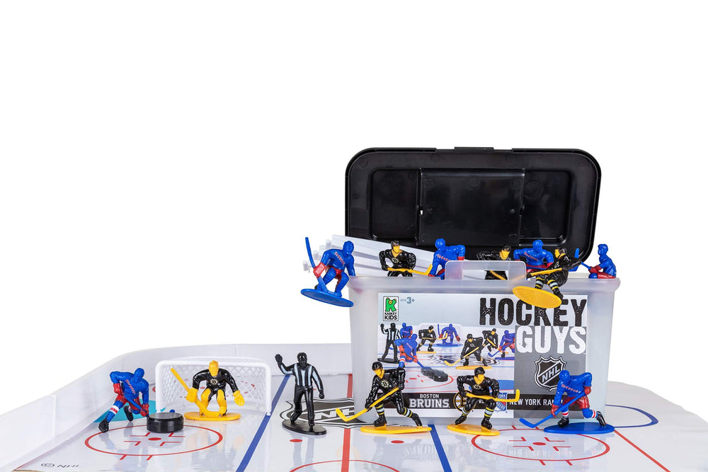 Kaskey Kids NHL Hockey Guys Rangers vs Bruins set offers vibrant figures for imaginative play.