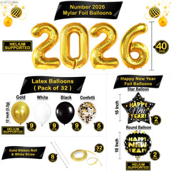 KatchOn 40-inch 2026 numbers create a bold countdown centerpiece.