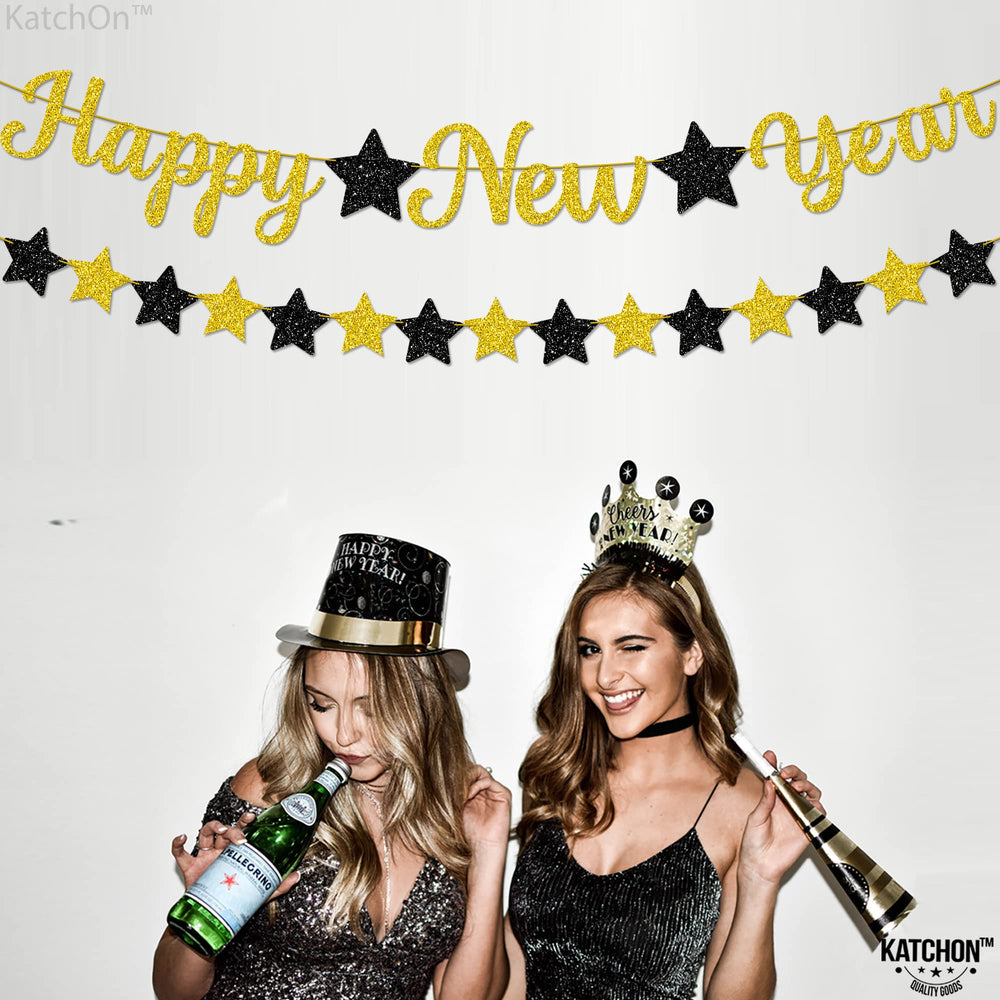 KatchOn easy-hang NYE banner 2026 for quick, stylish wall decor