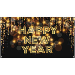 KatchOn Happy New Year banner 72x44 front view for bold NYE photos