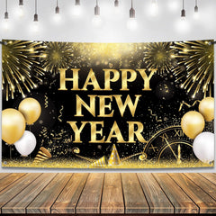 KatchOn happy new year 2026 banner as a striking party backdrop for photos.