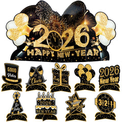 KatchOn NYE centerpiece pack with glitter honeycombs for festive table decor