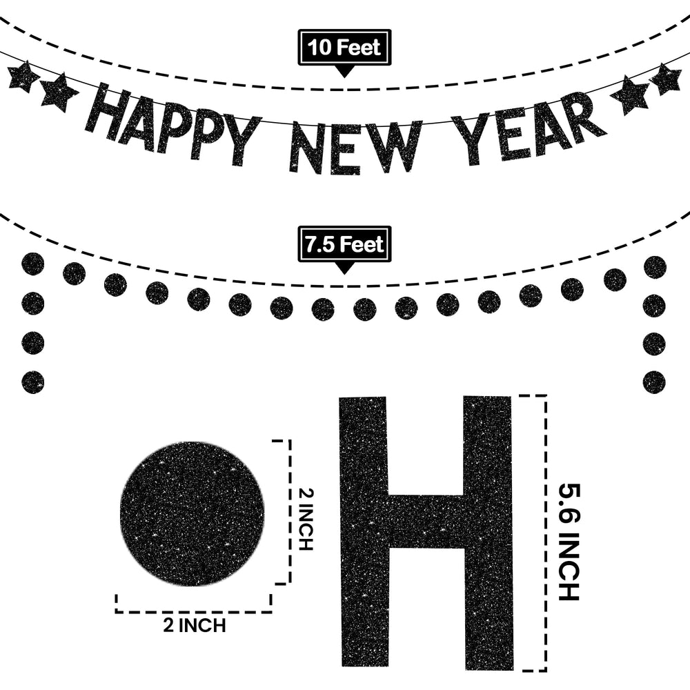 KatchOn nye decor banner backdrop for photo moments and wall decoration
