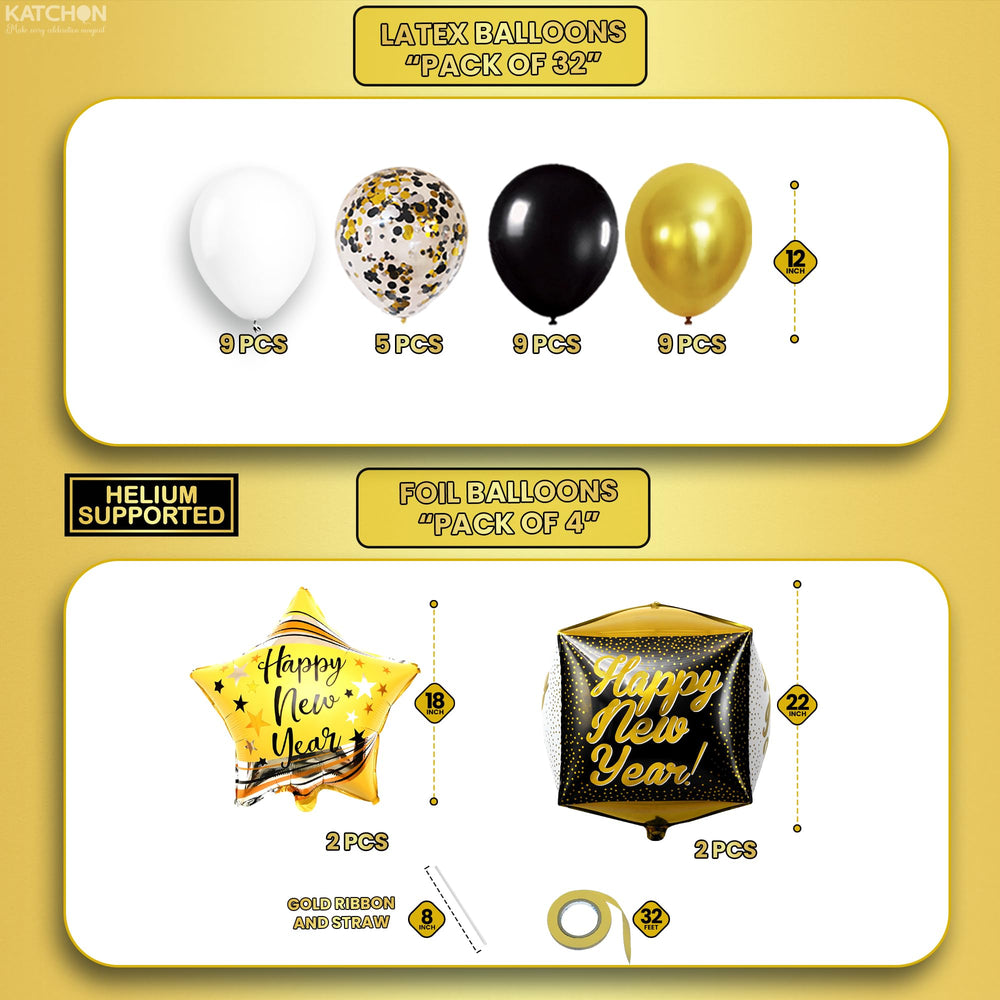 KatchOn New Year's photo props set for memorable party moments.