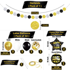 KatchOn 12-inch latex and confetti balloons for versatile balloon garlands