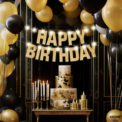 KatchOn wall-hung birthday banner adds elegant glow to celebrations
