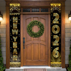 KatchOn XtraLarge Happy New Year Banner with 72x12 inches for bold entryways.