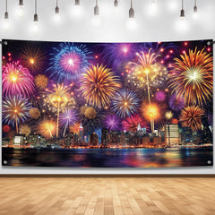 KatchOn Xtralarge NYC skyline banner for photo backdrops and festive décor.