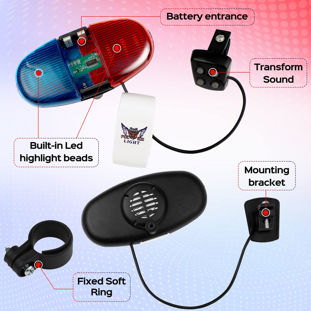 Kathfly box content shows light and megaphone for quick setup