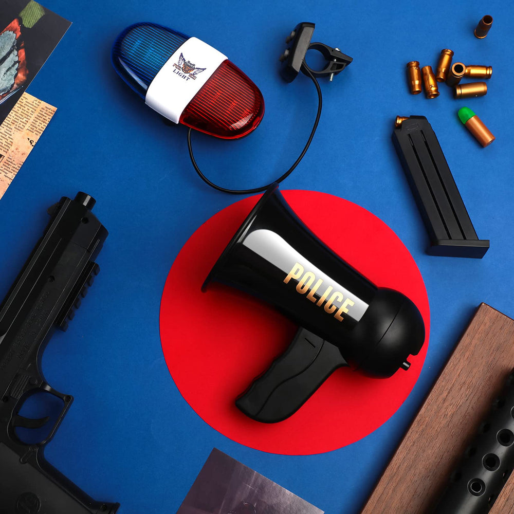 Kathfly police megaphone for kids boosts pretend play realism