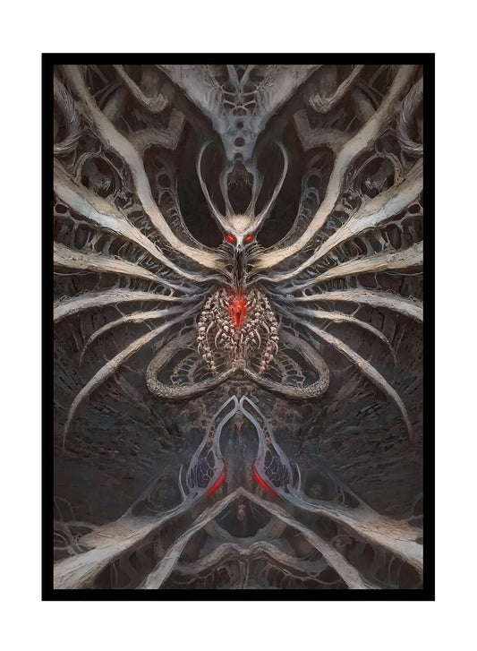 Katomula Duskmourn art sleeves 66x92mm protect standard cards with smooth shuffle.
