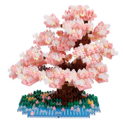 KAWADA Nanoblock Yoshino Cherry stands at 5.11 inches for compact display