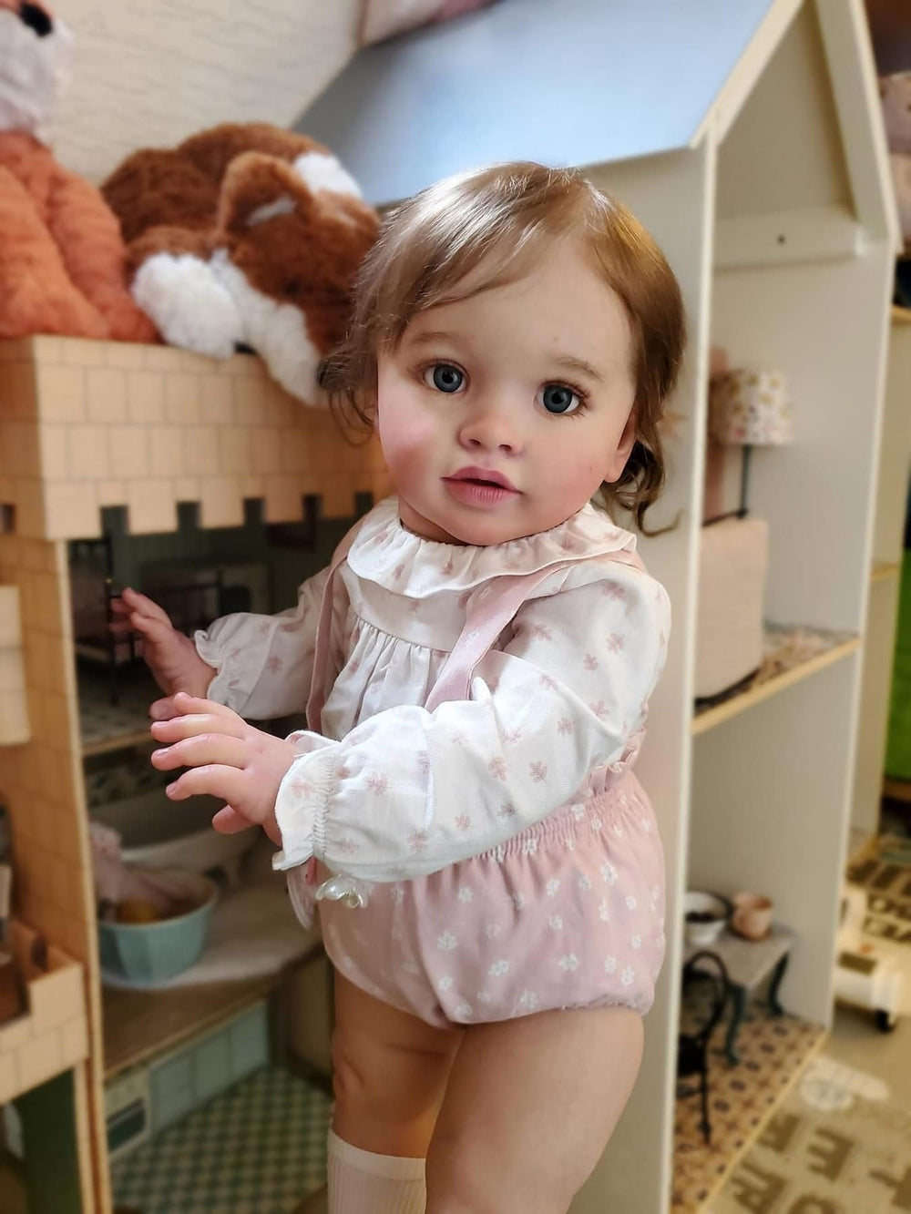 KAWAYII doll fits newborn 0-3 month outfits for easy dressing
