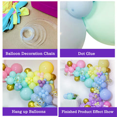 KAWKALSH gold confetti balloons add sparkle to celebrations.