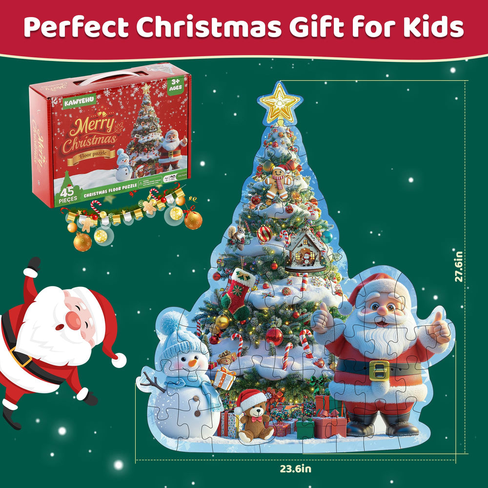 Kawyehu floor puzzle cookie baking fun inspires storytelling and festive pretend play.