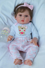 Kaydora Lucy face with lifelike expression for comforting companionship.