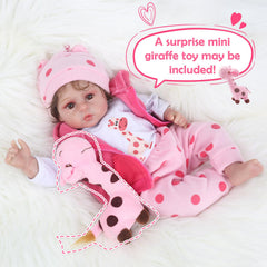 Kaydora Reborn 18-inch doll in soft clothes for cuddly play