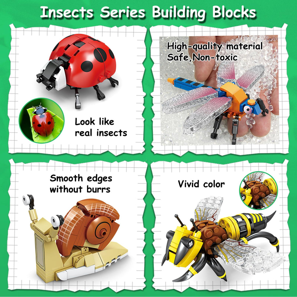 KAZI Ideas Insect Collection ant model supports teamwork themes during collaborative play