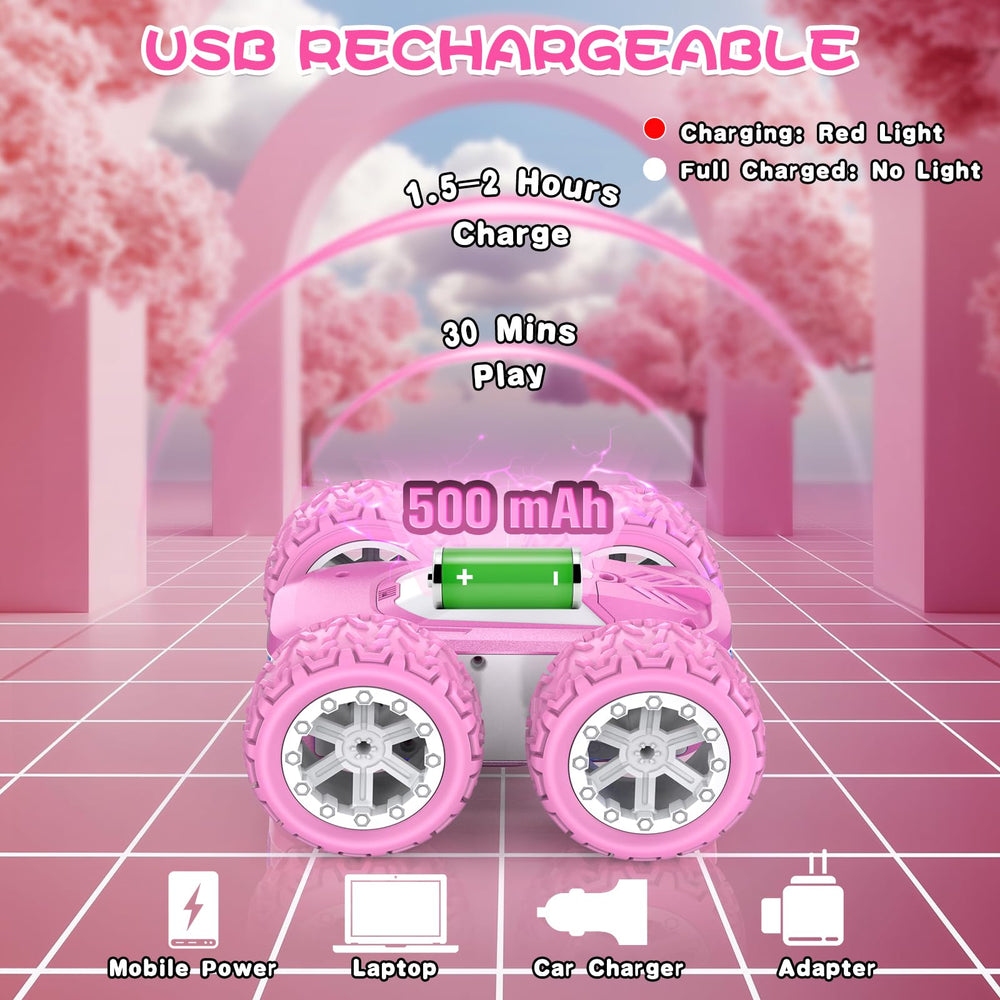 Kazswitle pink RC car DIY sticker pack for personalized styling