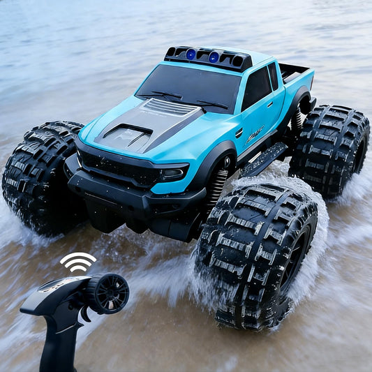 KB KAIBO 8816 amphibious truck top view, ready for all-terrain play