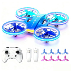 KB KAIBO drone indoors with one-key takeoff for stable learning.