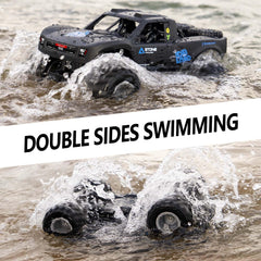 KB KAIBO Monster Truck blue water-ready action shows double-sided capability.