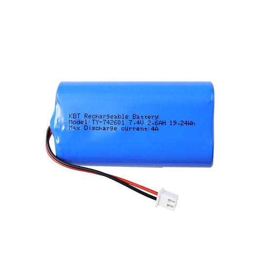 KBT 7.4V 2600mAh battery pack in compact form for handheld devices