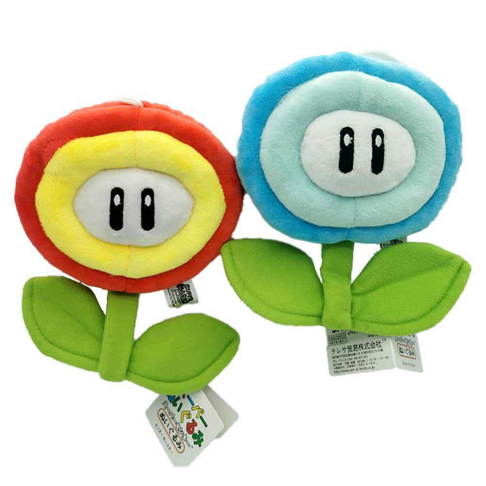 KDFEEL Fire Flower plush doll front view, soft cuddle toy for imaginative play
