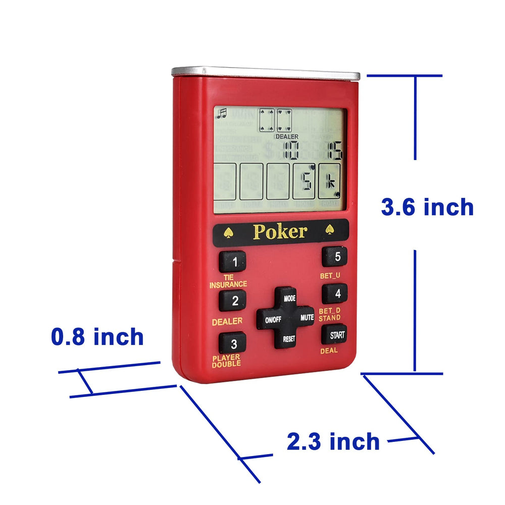 KDSbnk Handheld 7-in-1 Casino Game compact controls for easy play.