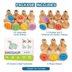 KDSFT number stamps with digits for math readiness