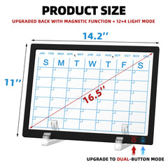 KEAMIMU LED Note Board uses a 142x11-inch writing area for large sketches.