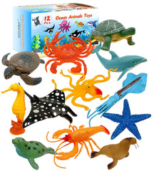 KECIABO Ocean Dolphin figure for bath play and imaginative water fun