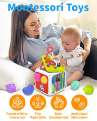 Kecristv toy with rotating beads enhances hand-eye coordination and focus