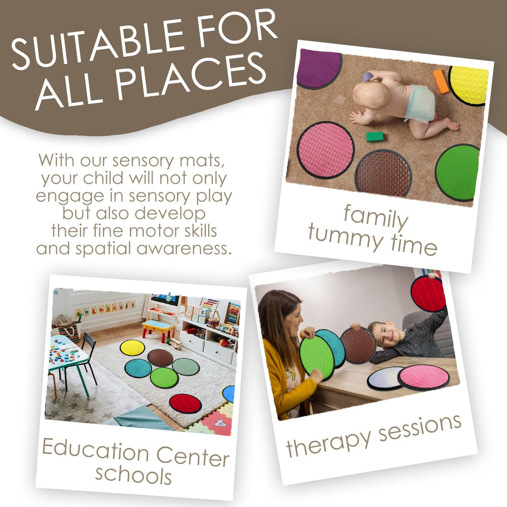 Keculf gift-ready sensory mats for home therapy and classroom activities.