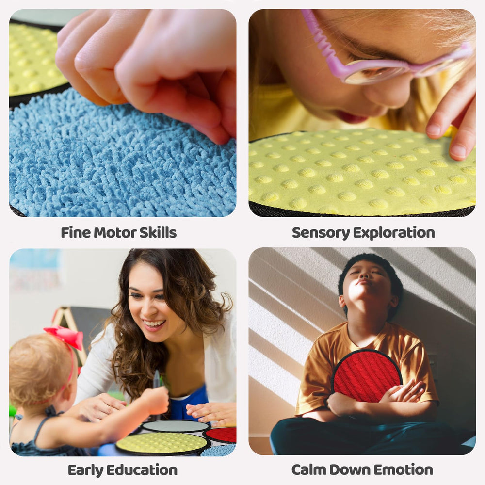 Keculf sensory mats with non-slip back for safe, kid-friendly use at home or school.