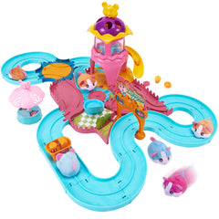 Keejoy hamster track toys package shows colorful components for easy assembly