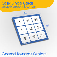 Keeping Busy bingo dementia chips, 54 pieces support simple turn-taking and interaction.
