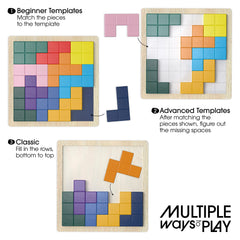 Keeping Busy difficulty level templates show progression prompts for cognitive challenge