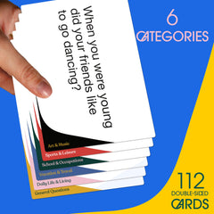 Keeping Busy Lets Chat 224 prompts on double-sided cards for rich conversations.