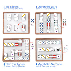 Keeping Busy Match The Dots Dominoes group play area fosters social interaction and shared challenge.