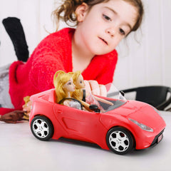 KeepRunning doll car features working seat belts for realism