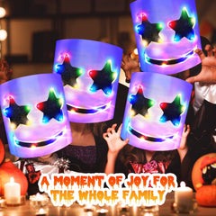 KEHOO party mask in action at a club enhances the festive atmosphere.