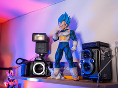 KELAKE GK Vegeta figure ideal collectible to pair with other DBZ characters on desk.