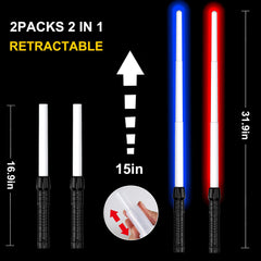 Kenpora Light Saber gift pack ideal for parties, cosplay, and gifts