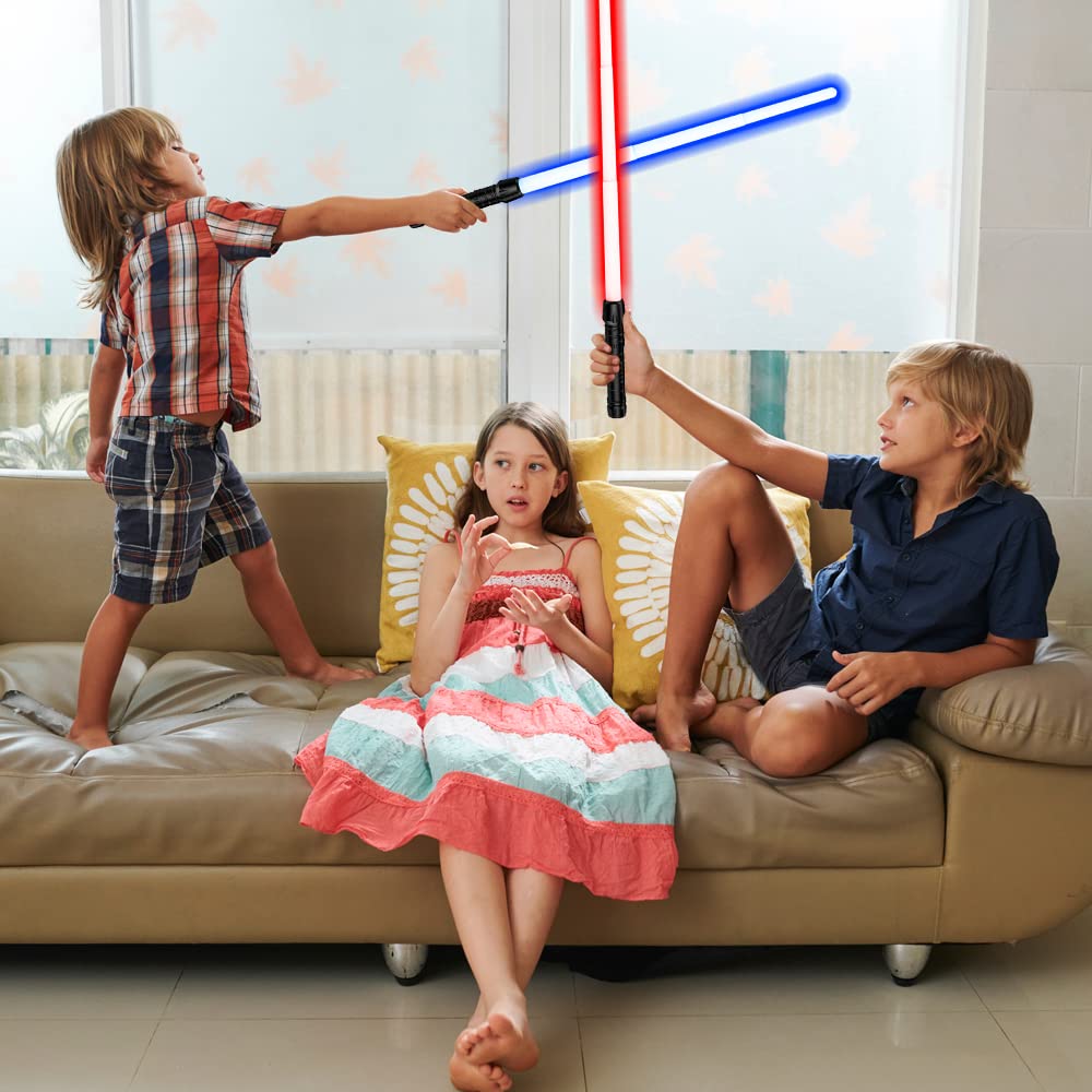 Kenpora Light Saber motion-sensing effects react to clashes in battles