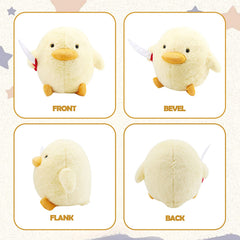 Kephay duck plush pillow function for lounging and snuggling.